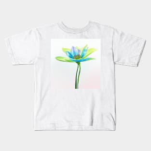 Watercolor Flower Kids T-Shirt